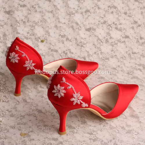 Red Shoes for Wedding Guest Women